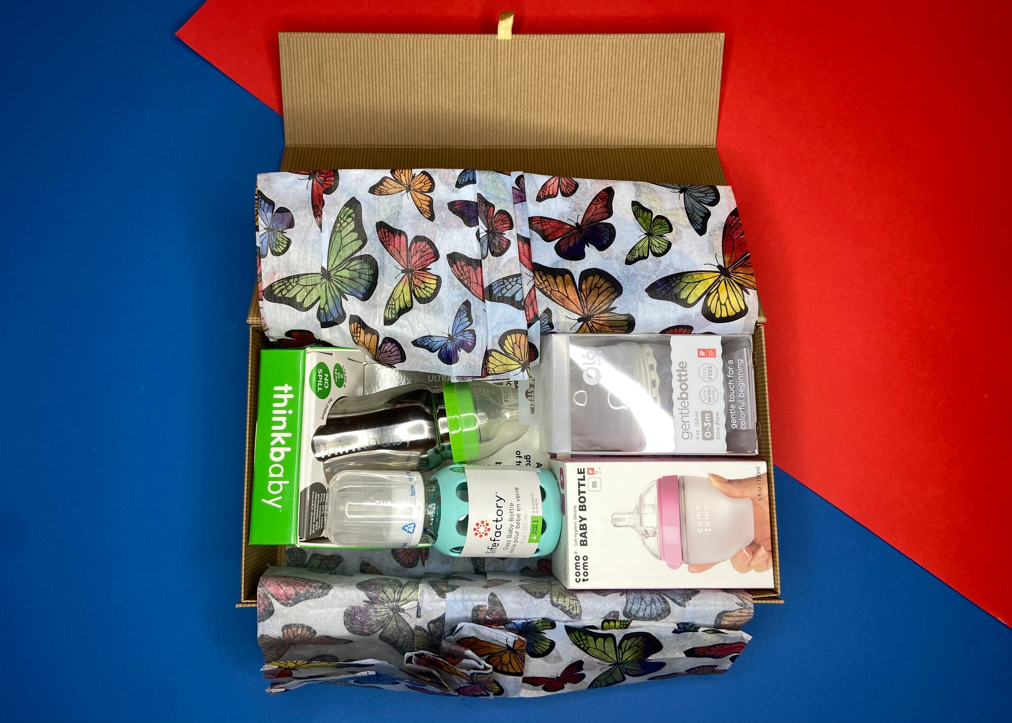 Aldea Home Baby Bottle Box Infant Sampler