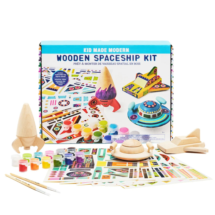 Wooden Spaceship Craft Kit