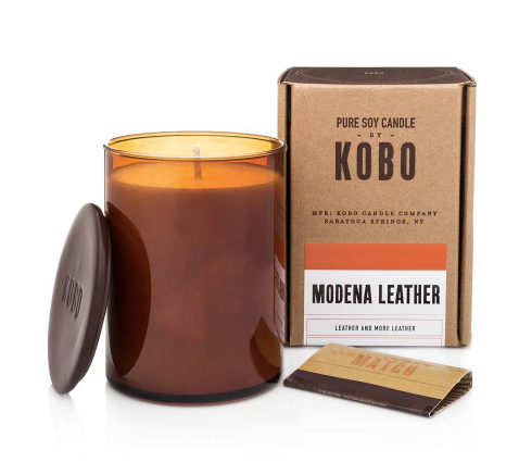 Moderna Leather Candle