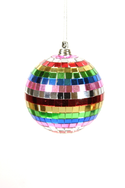 Spectrum Mirror Ball ornaments