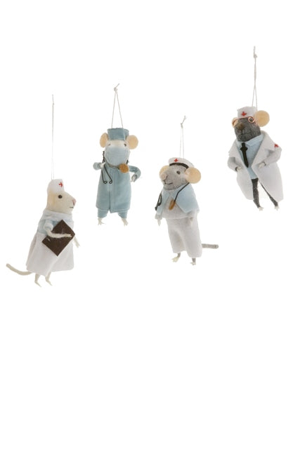 Medical Mice Christmas Ornament