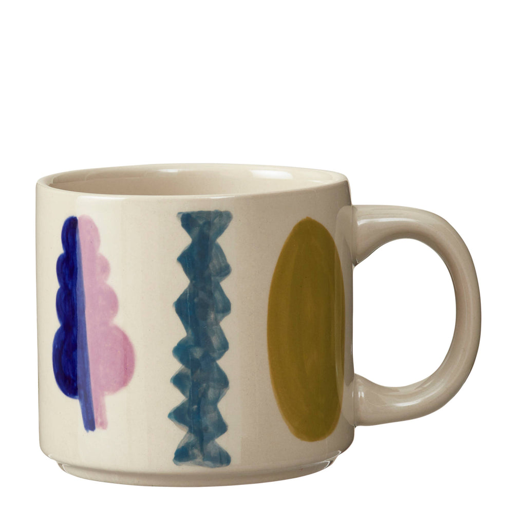 Bouquet Garni Stoneware Ceramic Mug