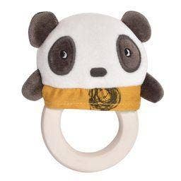 Pancha the Panda Rattle Toy With Natural Rubber Teether