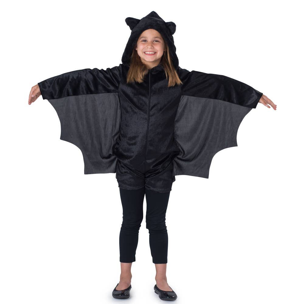 Dress Up America Bat Costume for Kids- Girls Jumpsuit Romper