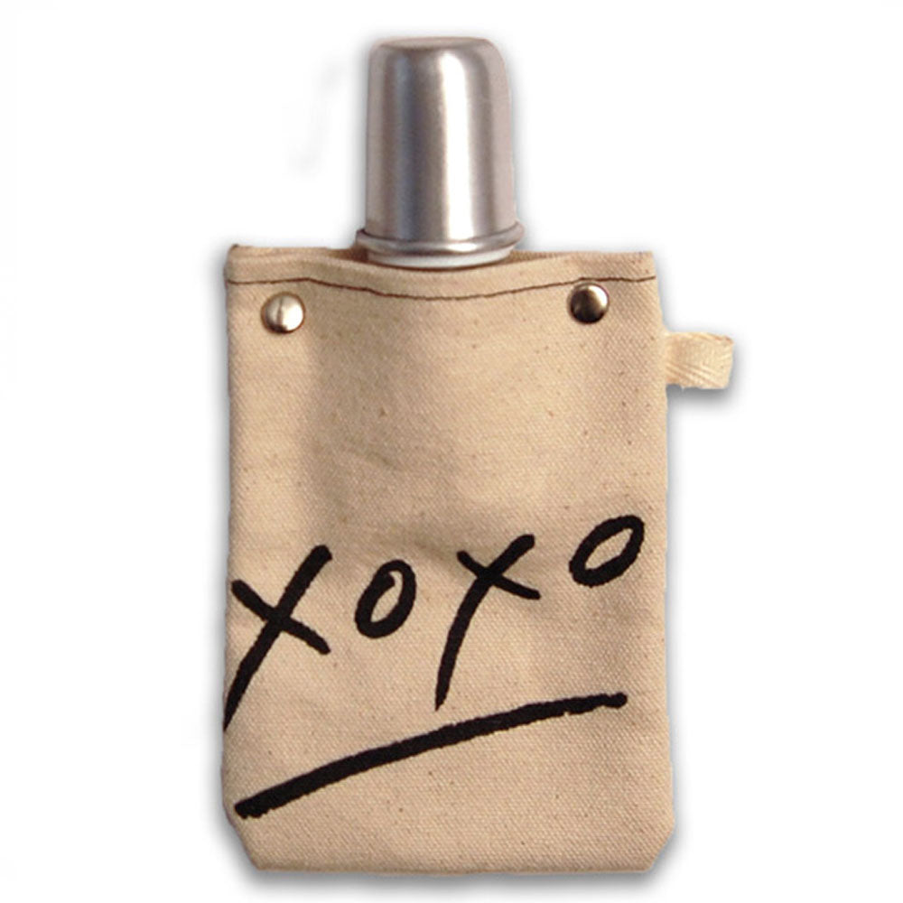 XOXO Canvas Flask