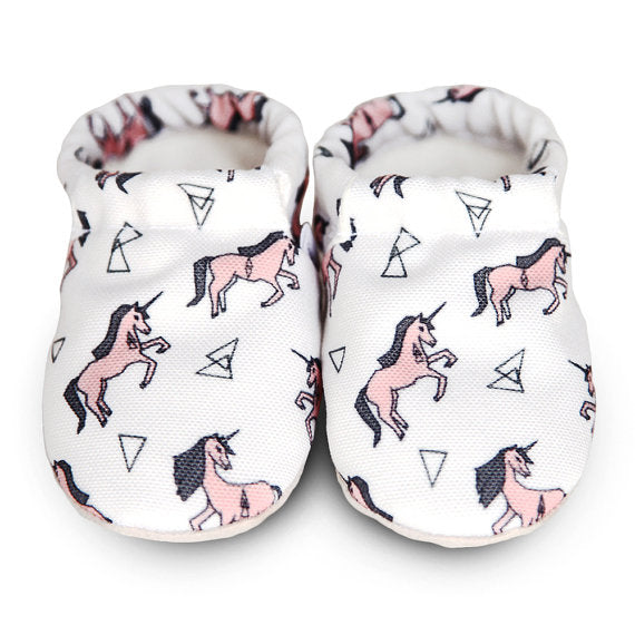 Pink Unicorn Baby Shoes