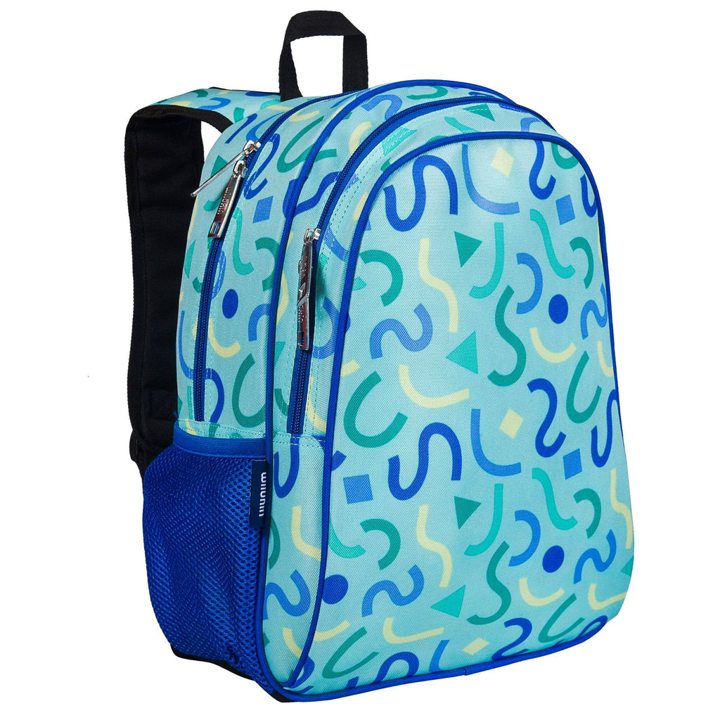 Confetti Blue 15 Inch Backpack