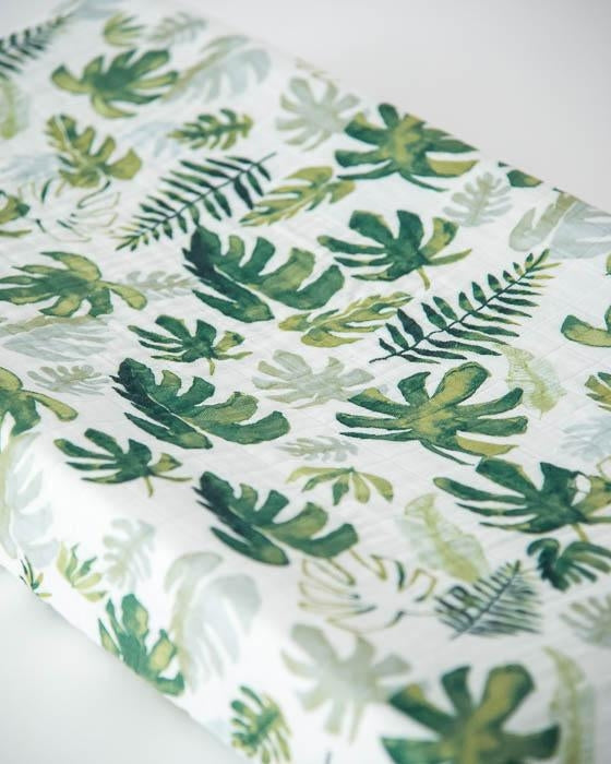 Tropical Leaf Changing Pad Cover