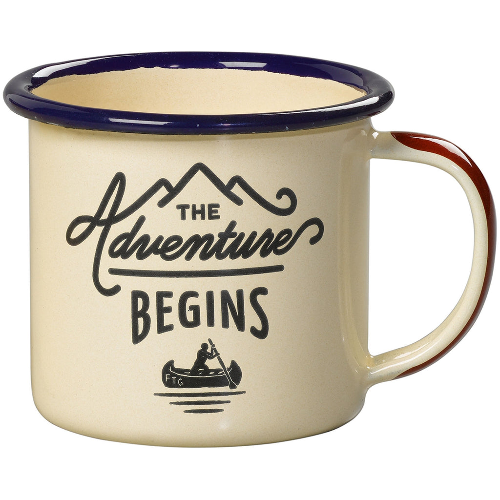 Adventure Begins Enamel Mug