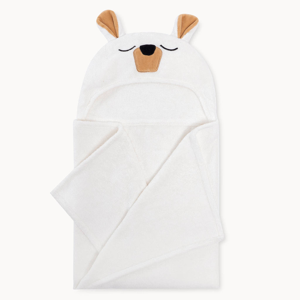 Polar Bear Bamboo Hooded Towel