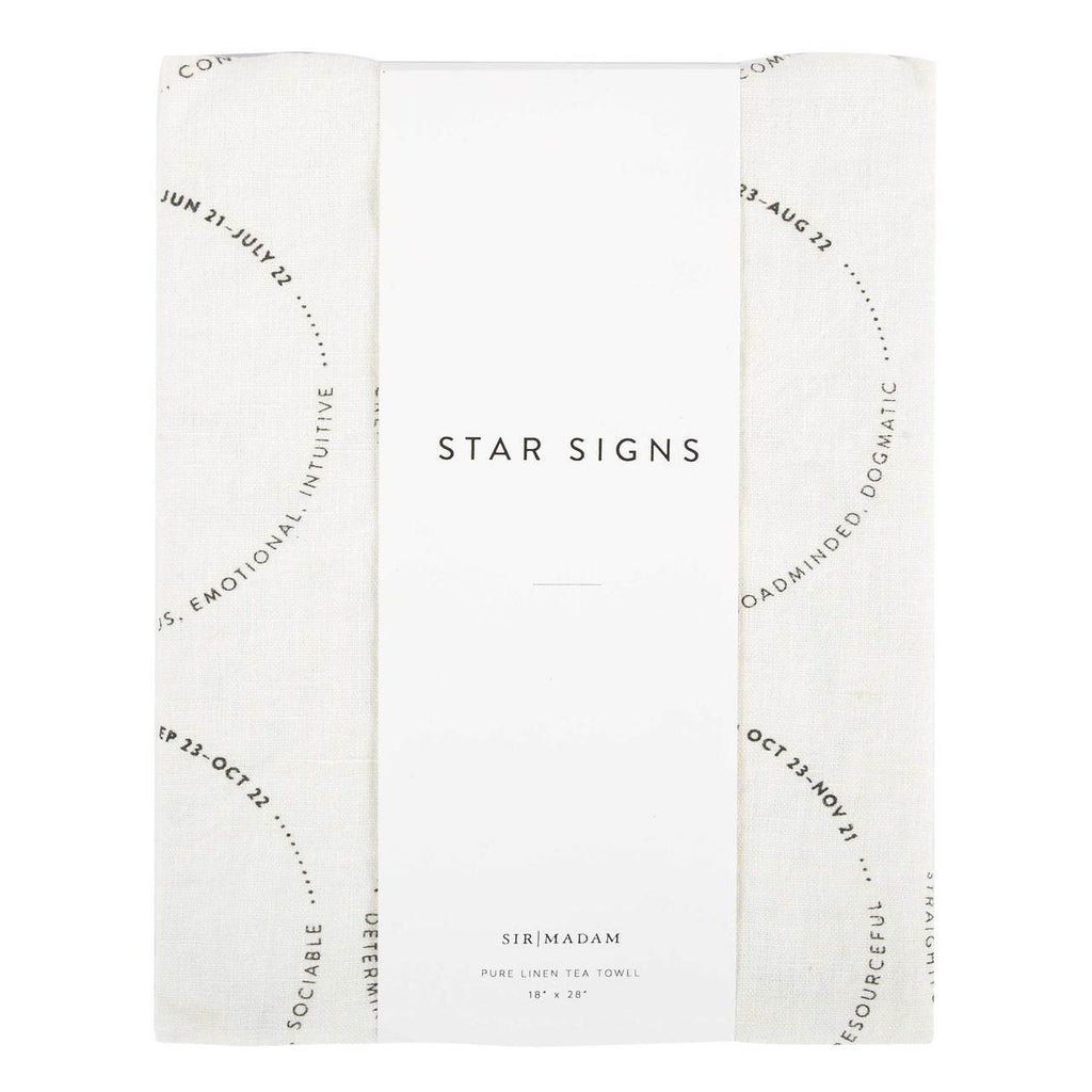 Star Signs Tea Towel